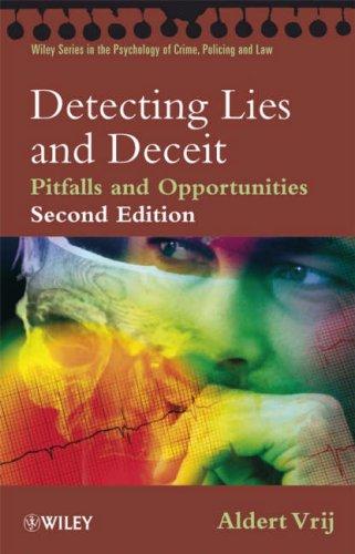 Cover of Detecting Lies and Deceit: Pitfalls and Opportunities by Aldert Vrij